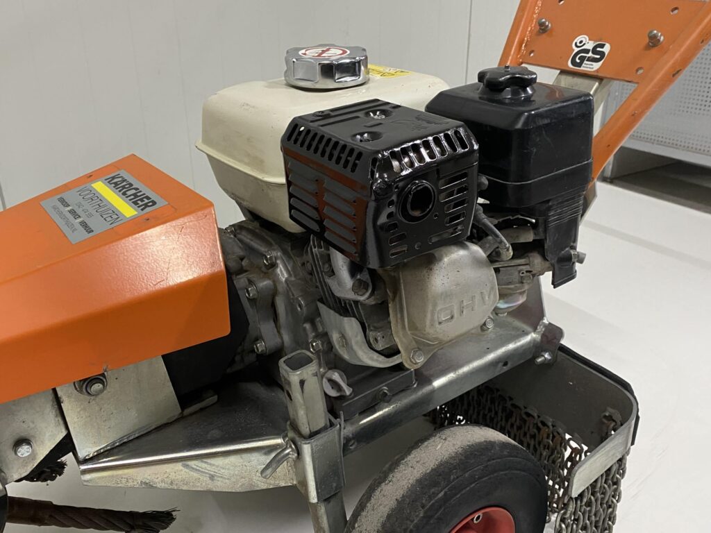 Onkruidborstelmachine onkruidverwijderaar op benzine