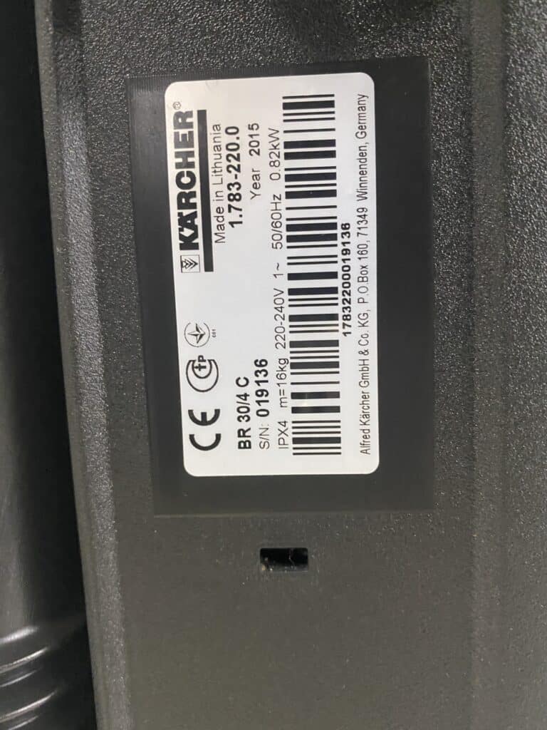 KARCHER SCHROBMACHINE BR 30/4 C 2015