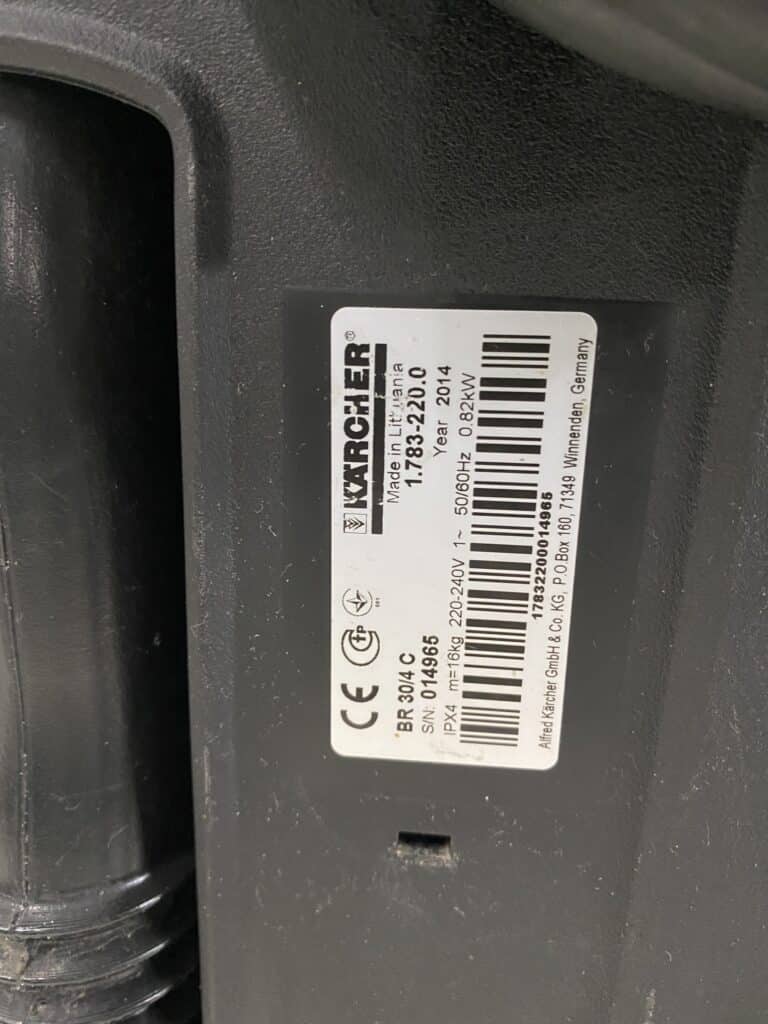 KARCHER SCHROBMACHINE BR 30/4 C 2014