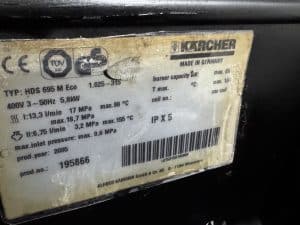 KARCHER HDS 695 M ECO WARMWATER HOGEDRUKREINIGER 400 VOLT