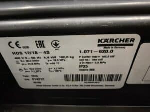 KARCHER HOGEDRUKREINIGER HDS 12/18-4 S 400V