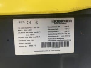 KARCHER WARMWATER HOGEDRUKREINIGER HDS SUPER 895 150 BAR