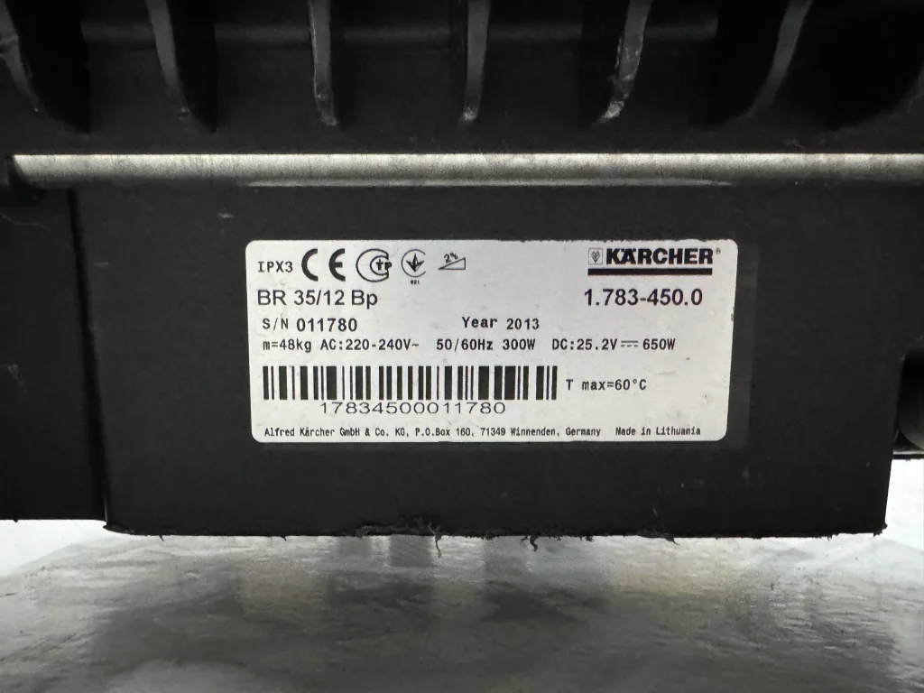 KARCHER SCHROB-/ZUIGMACHINE BR 35/12 C Bp Pack 2013