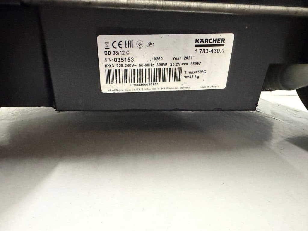 KARCHER SCHROBMACHINE BD 38/12 C Bp Pack
