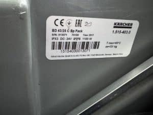 KARCHER SCHROB-/ZUIGMACHINE BD 43/25 C Bp Pack