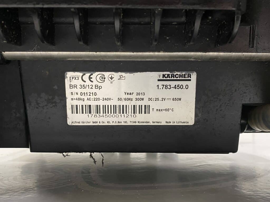 KARCHER SCHROB-/ZUIGMACHINE BR 35/12 C Bp Pack