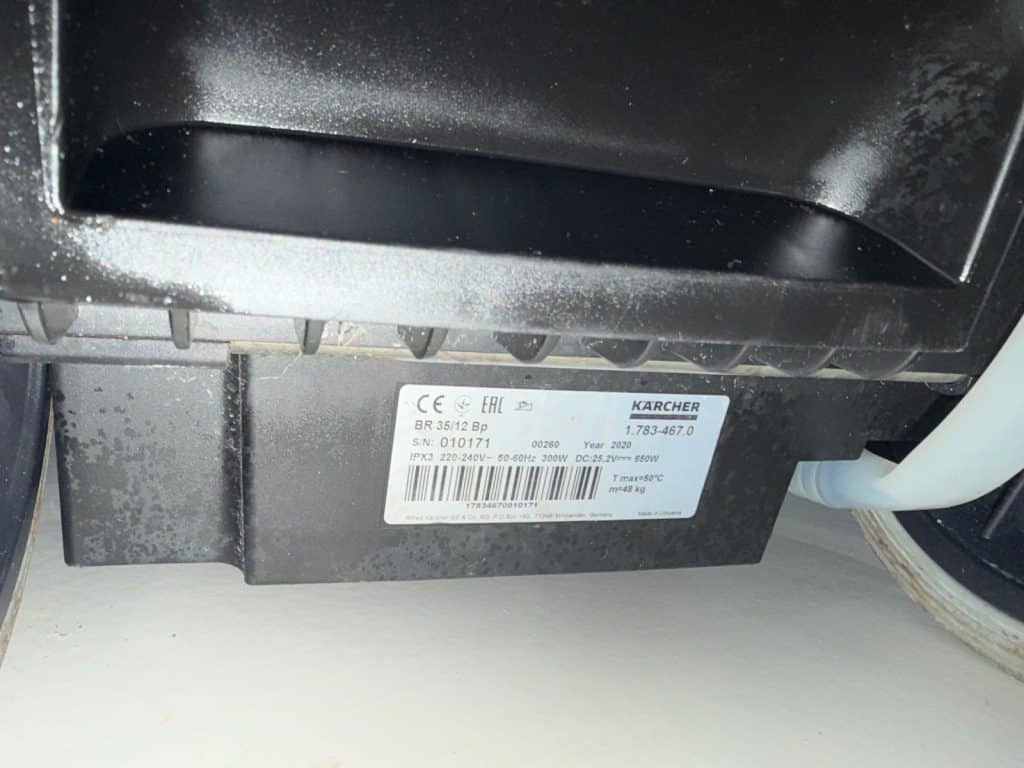 KARCHER SCHROB-/ZUIGMACHINE BR 35/12 C Bp Pack