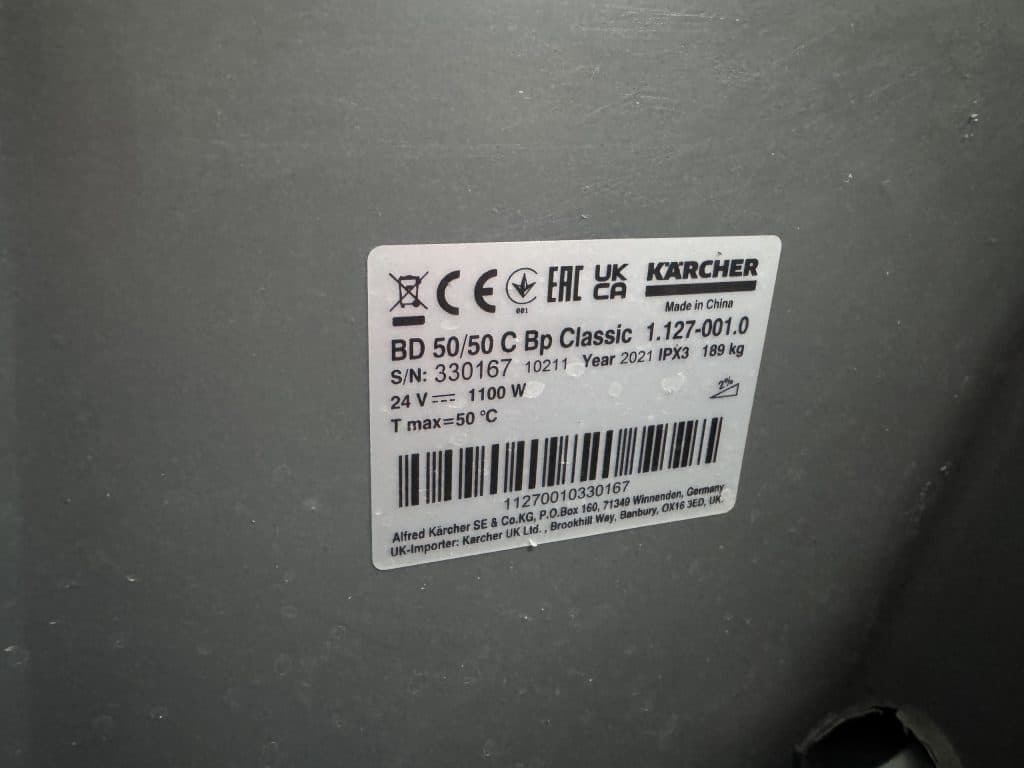 KARCHER SCHROBMACHINE BD 50/50 C Bp pack Classic