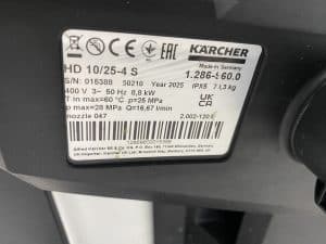 KARCHER KOUDWATER HOGEDRUKREINIGER HD 10/25-4 S 250 BAR