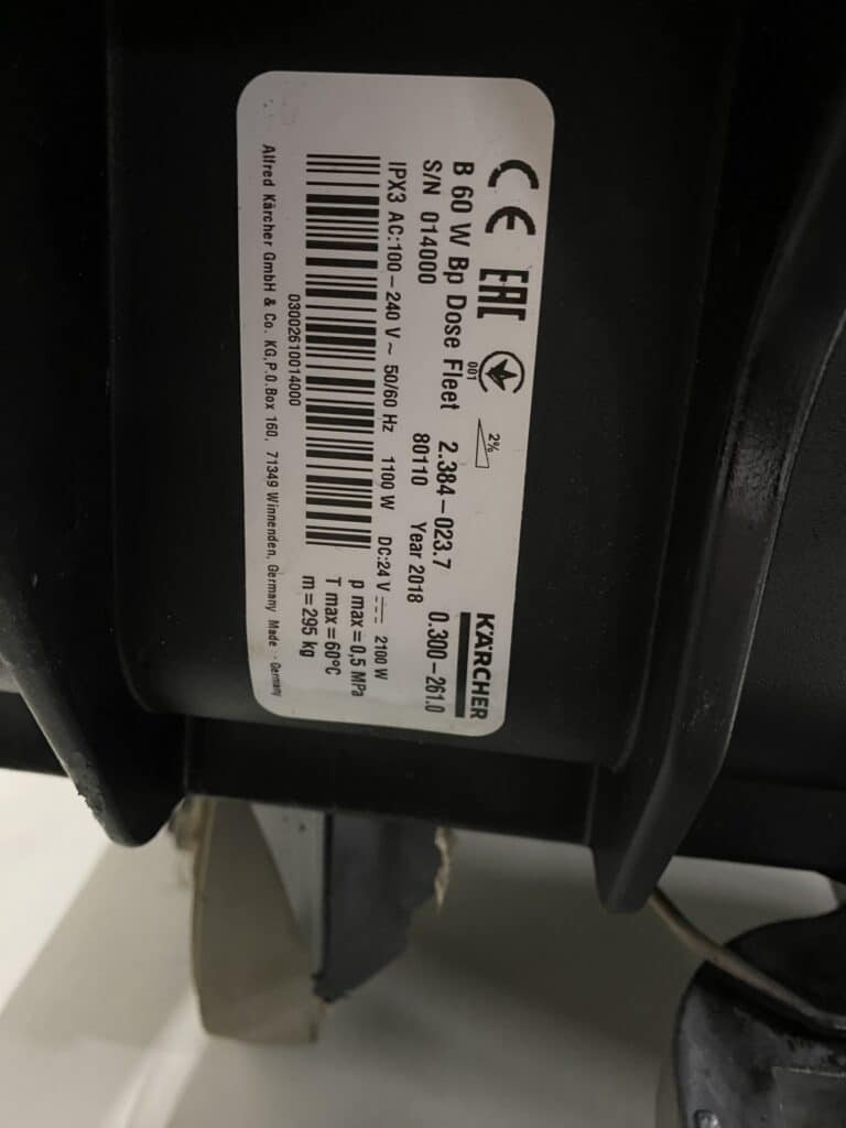 KARCHER SCHROB/-ZUIGMACHINE B 60 W D65 Bp Fleet+170Ah+Rins+AutoFill