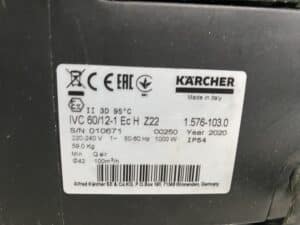 KARCHER IVC 60/12-1 Ec H Z22 Explosievrije zuiger 230 Volt