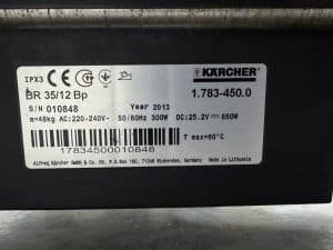 KARCHER SCHROB-/ZUIGMACHINE BR 35/12 C Bp Pack 2013