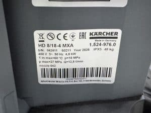KARCHER Hogedrukreiniger HD 8/18-4 MXA Plus *EU