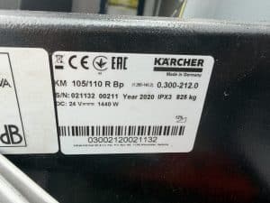 KARCHER Veeg-/zuigmachine KM 105/110 R Bp